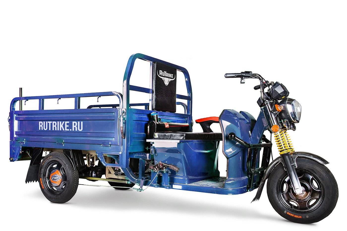 Купить грузовой электрический трицикл rutrike гибрид 1500 60v1000w 2019,  цена в интернет магазине Навелосипеде.рф